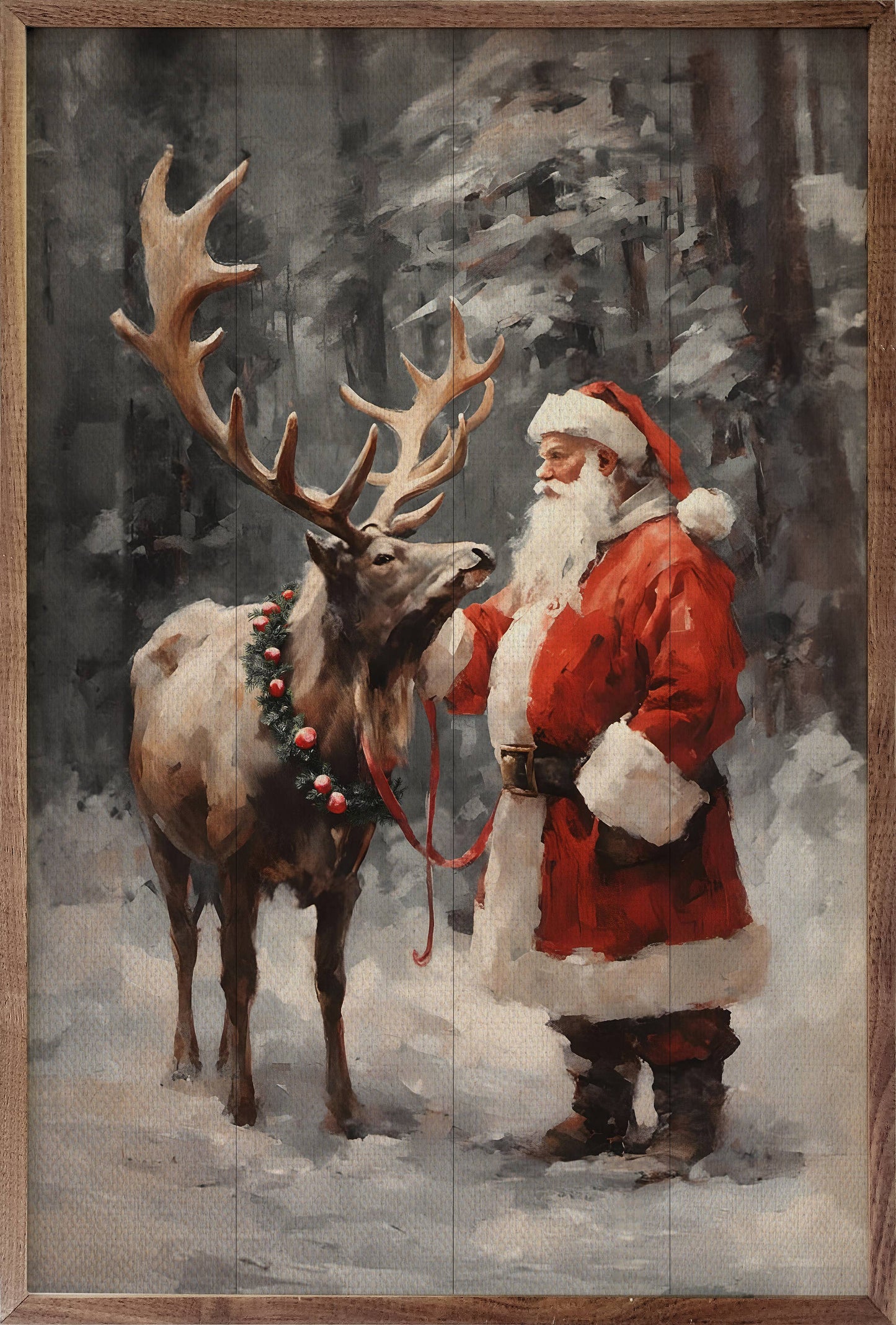Santa And Reindeer Color - 49th & Magnolia