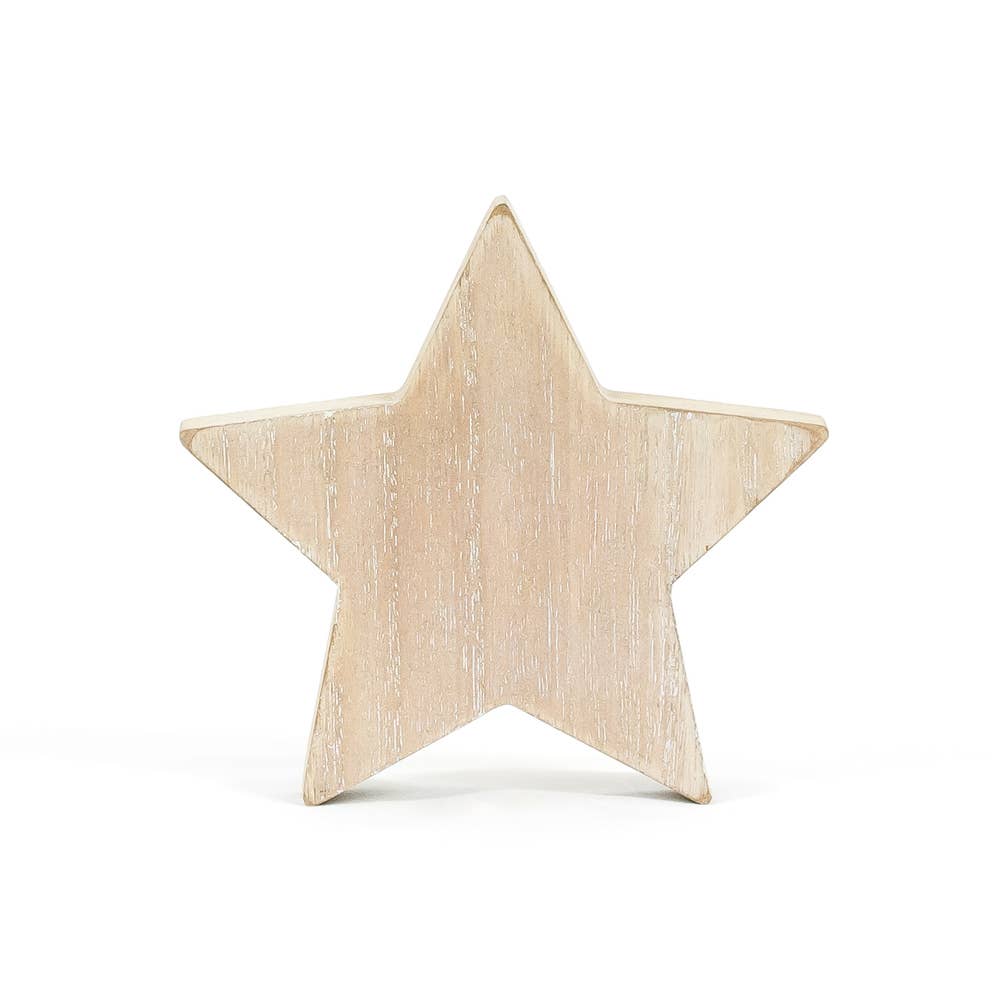 5x5" Chunky Wood Americana Star