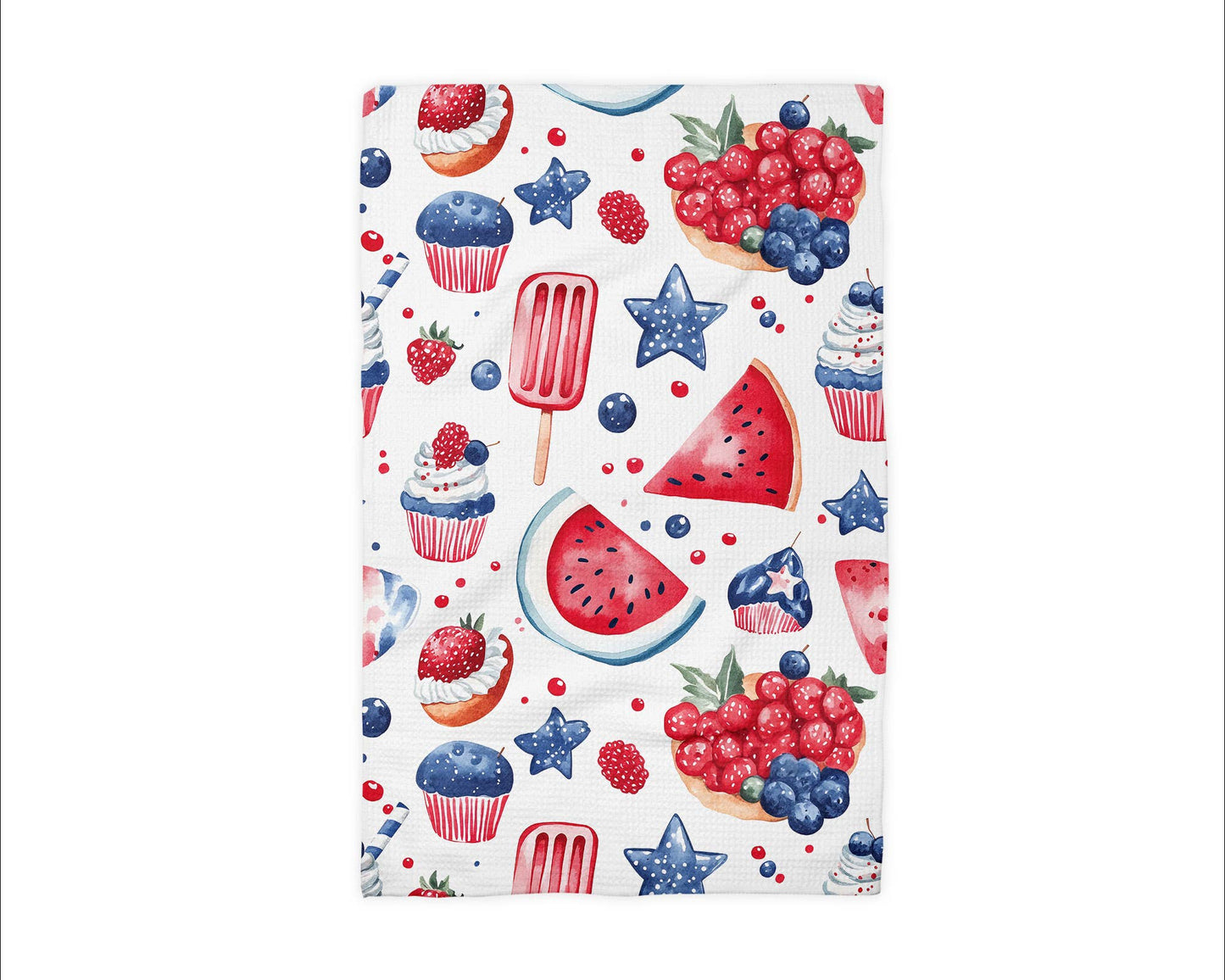 Sweet 4th of July Kitchen Towel Waffle