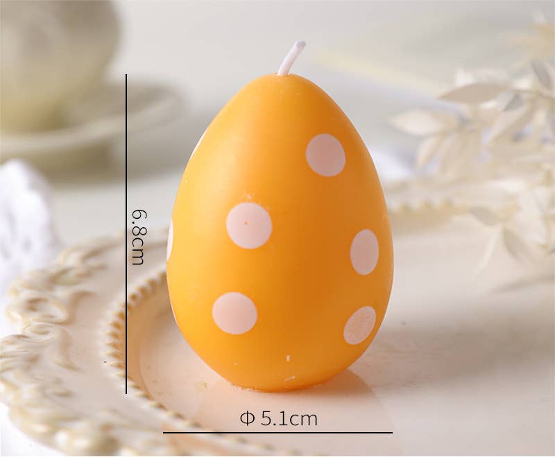 Easter Scented Macaron Egg Decorative Candle