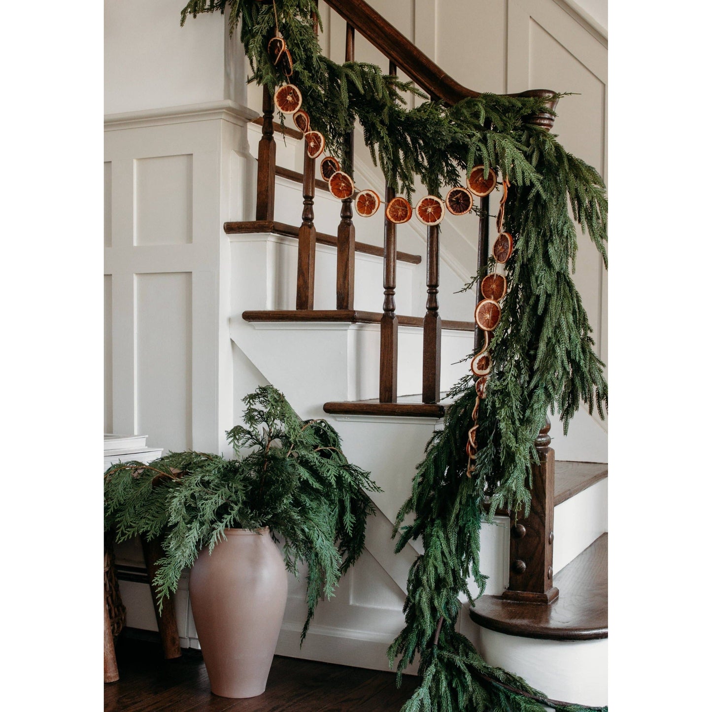 Real Touch Deluxe Norfolk Pine Garland - 96"