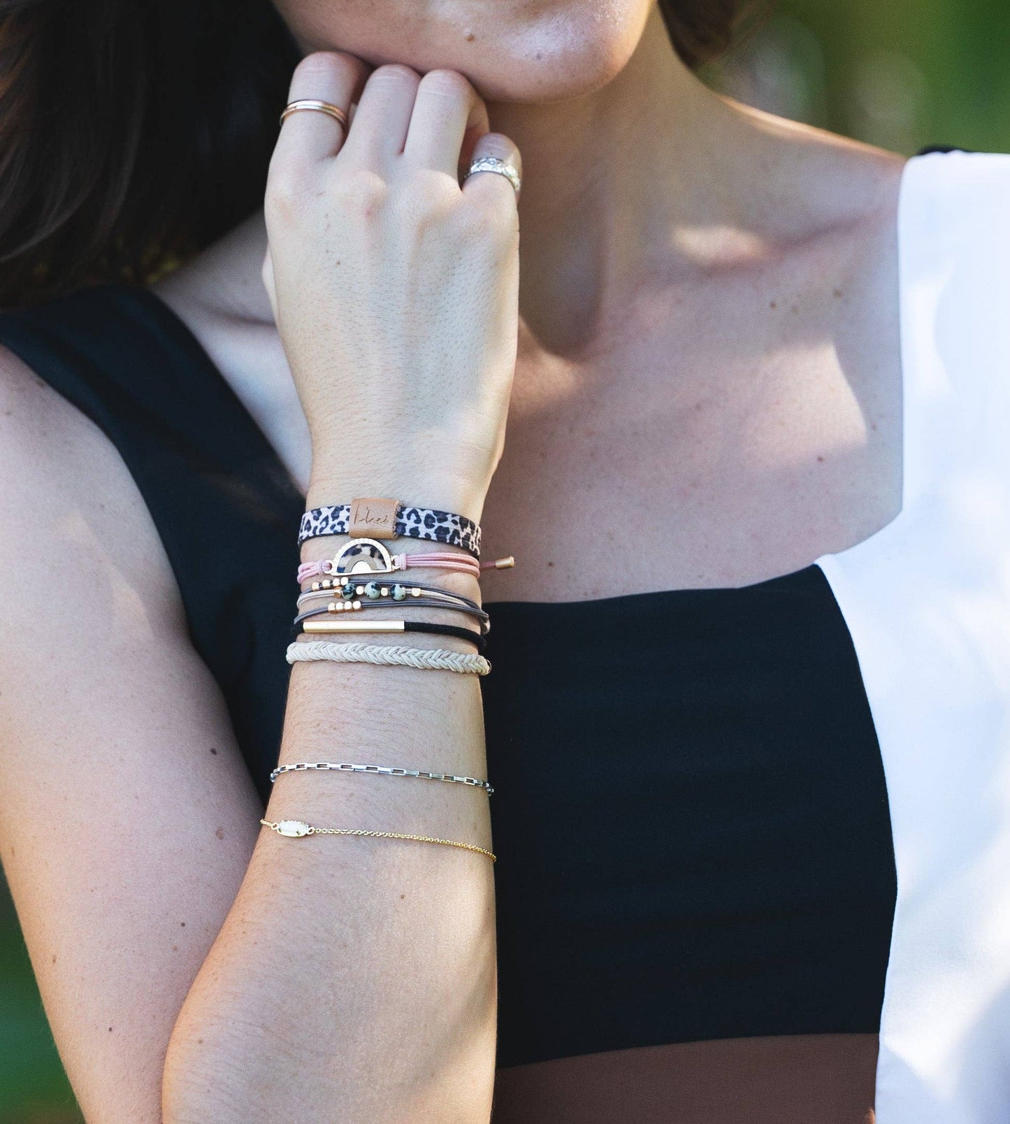 "Wild" Animal Print Hair Tie Bracelets