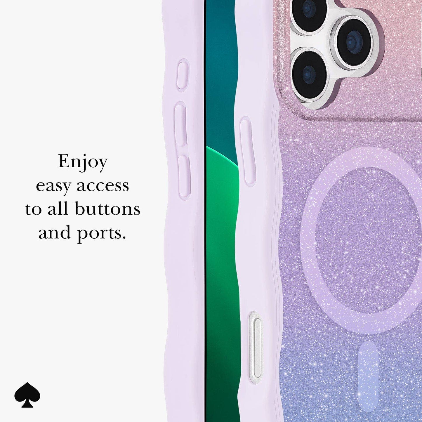 Kate Spade New York Wavy Opal MagSafe - iPhone 17 17/Pro/Pro Max