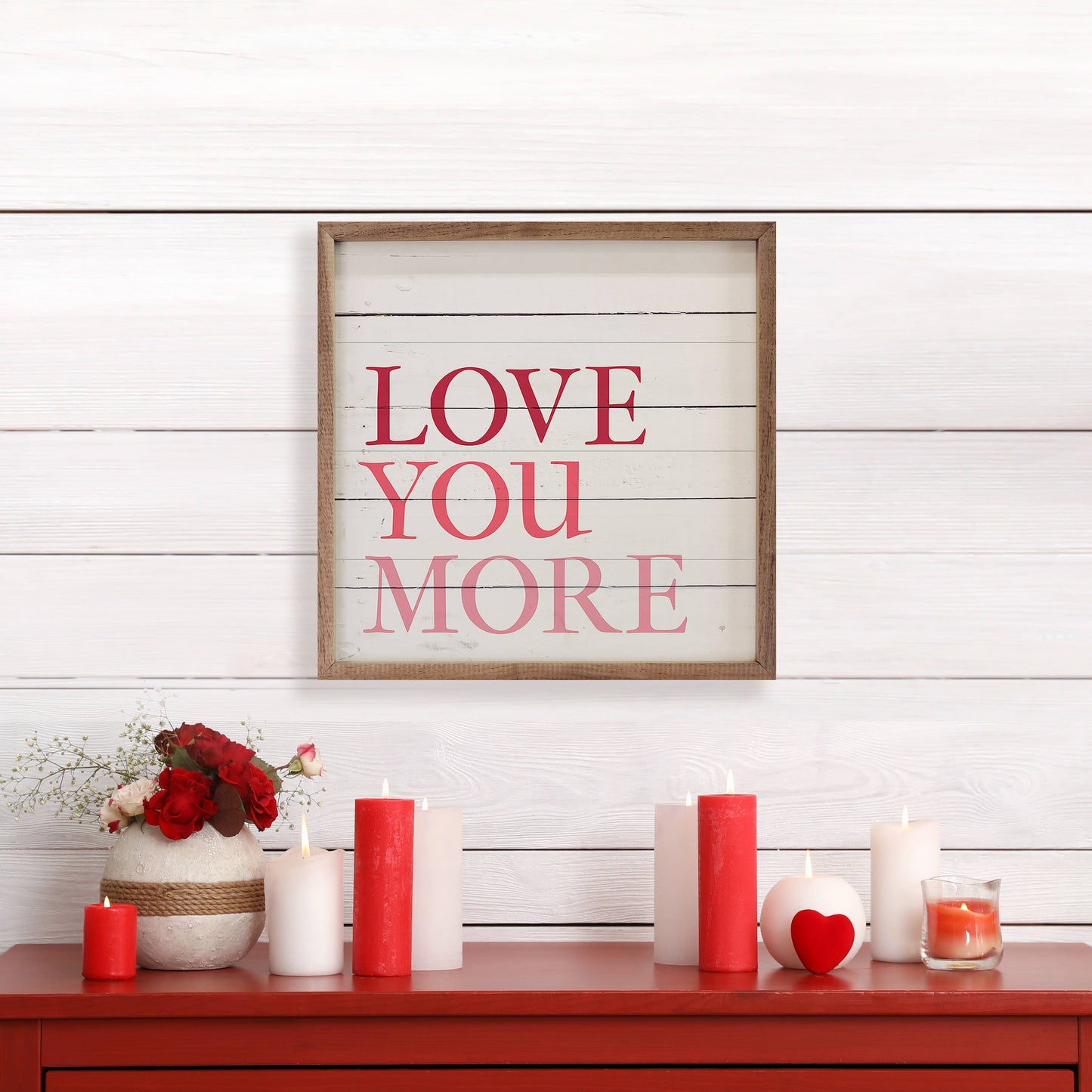 Love You More Pink Whitewash