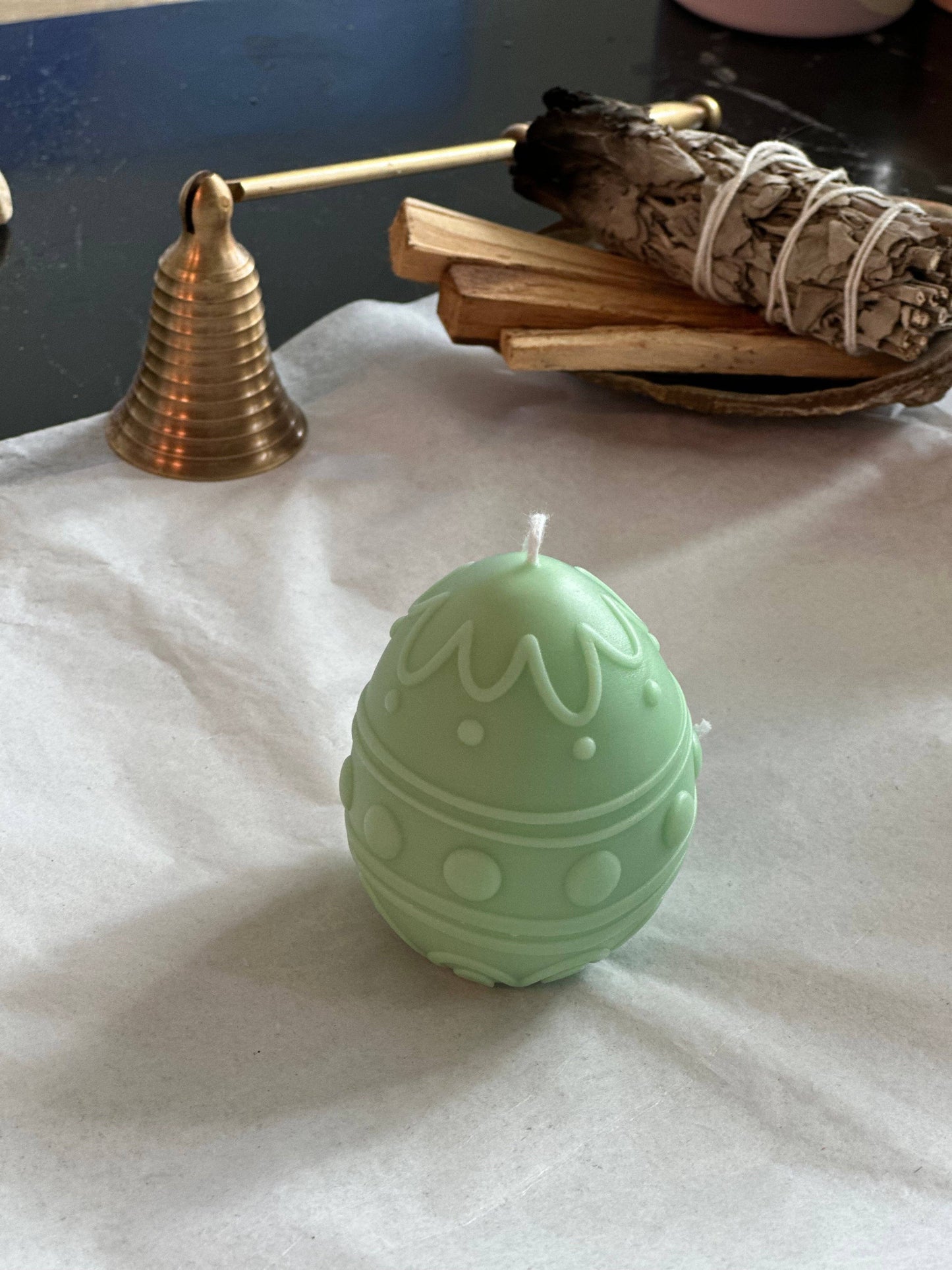 Pastel Party Easter Egg Candle