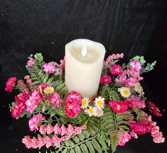 Pink Sunshine Candle Ring (2 sizes)