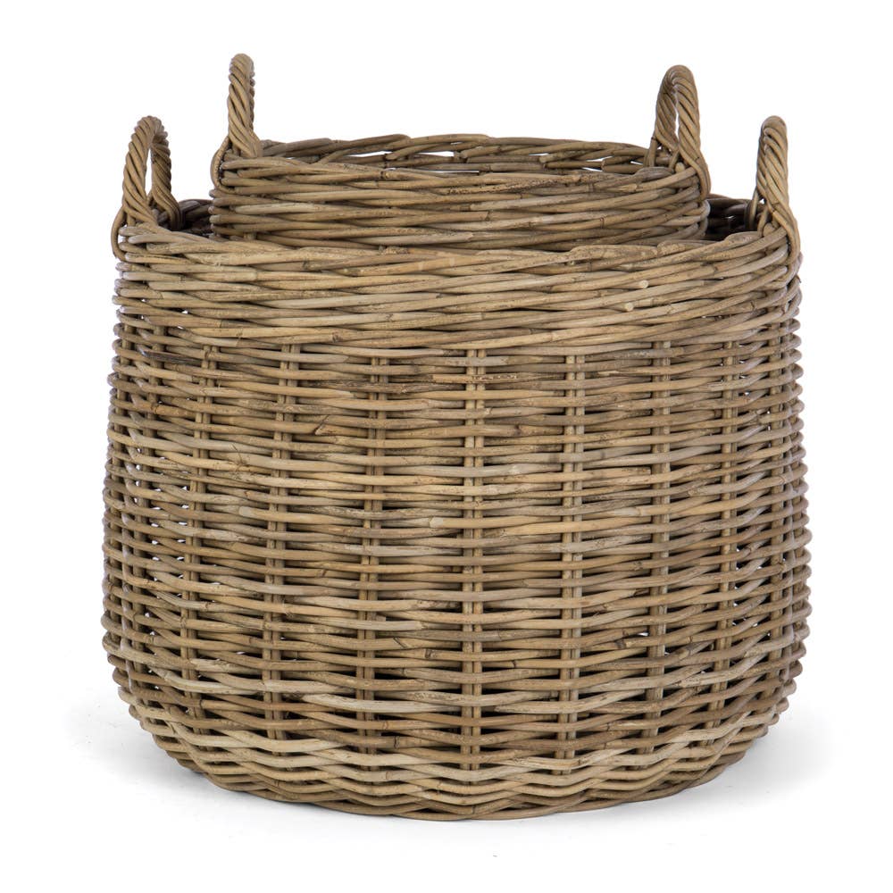 KUBU RATTAN STORAGE BASKET - 49th & Magnolia