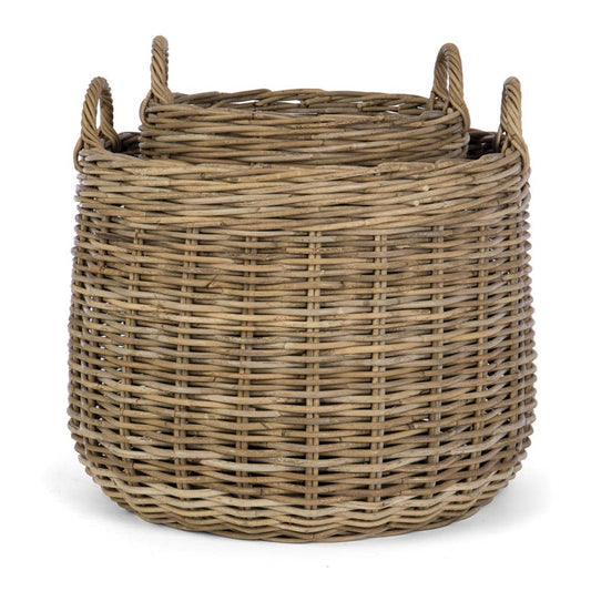 KUBU RATTAN STORAGE BASKET - 49th & Magnolia