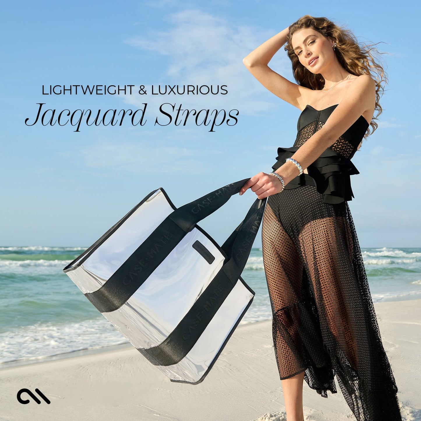 Case-Mate Silver Chrome Jelly Tote Bag