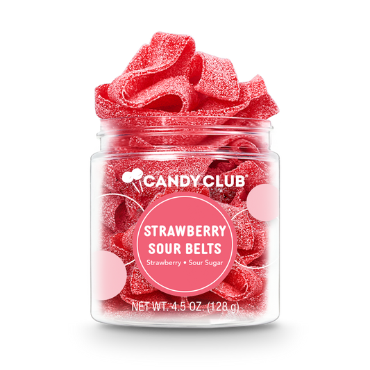 Candy Club Strawberry Sour Belts
