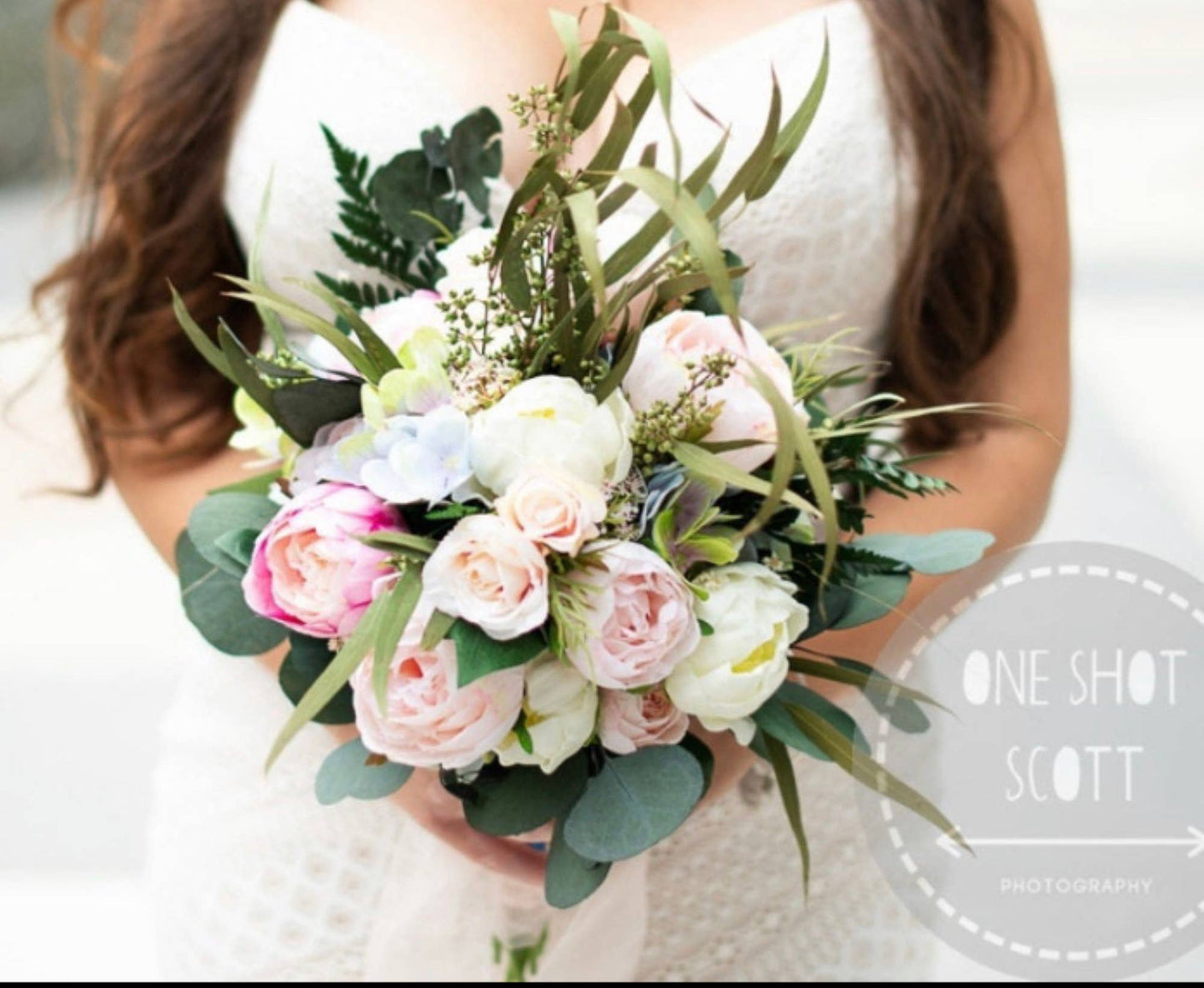 11"Classic Rose Hydrangea Mixed Bundle