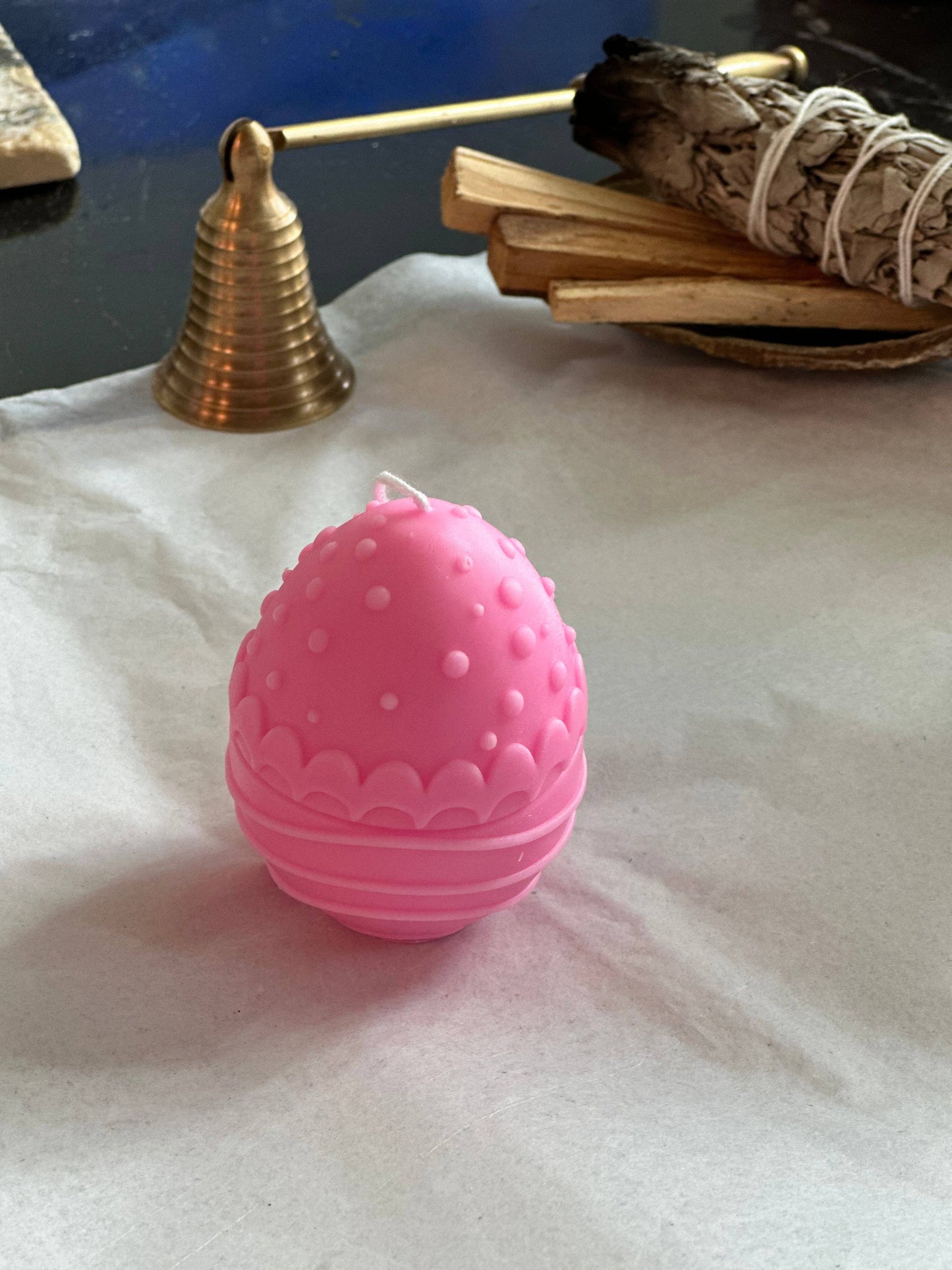 Pastel Party Easter Egg Candle