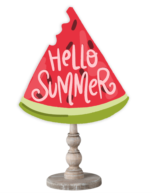 Hello Summer Watermelon Topper (Base Sold Separately)