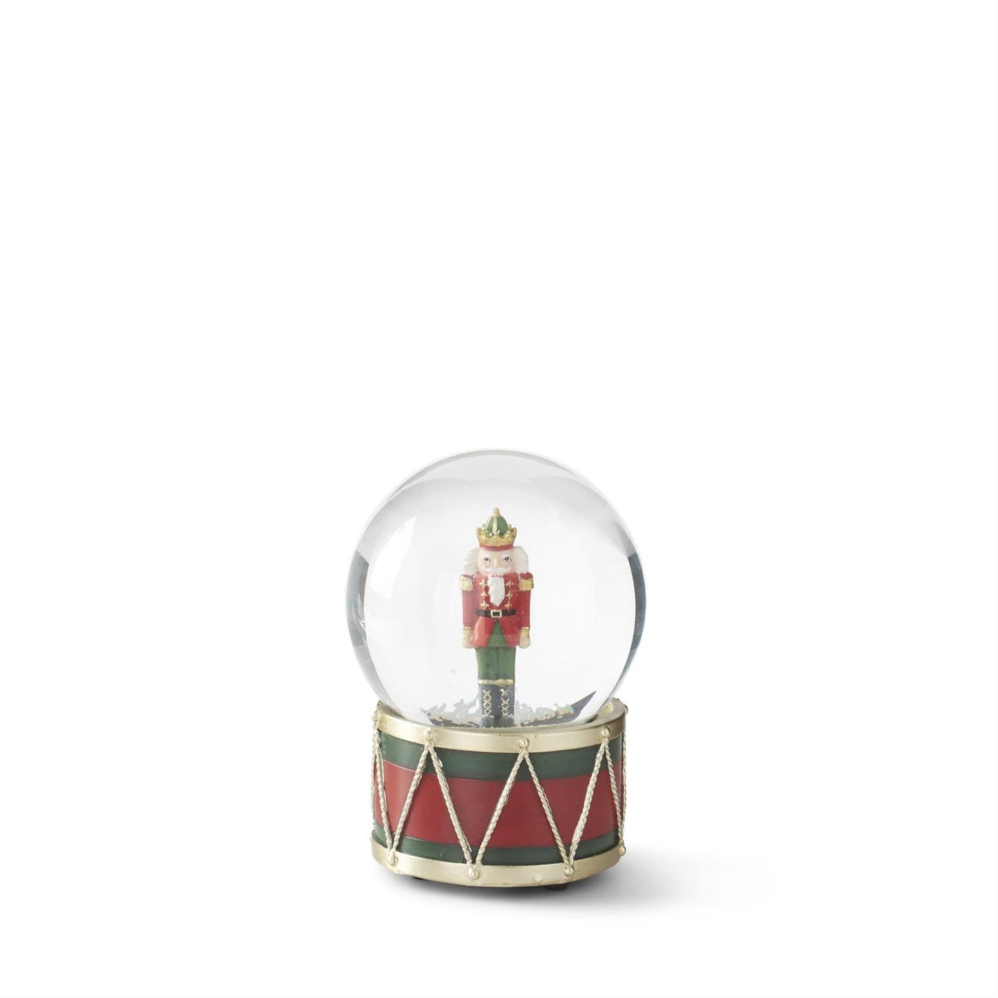 Resin Nutcracker Snow Globe (We Wish You A Merry Christmas)